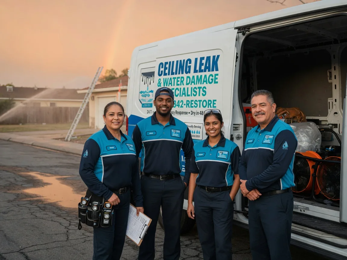 Ceiling Leak Cleanup company in Columbus City, IA